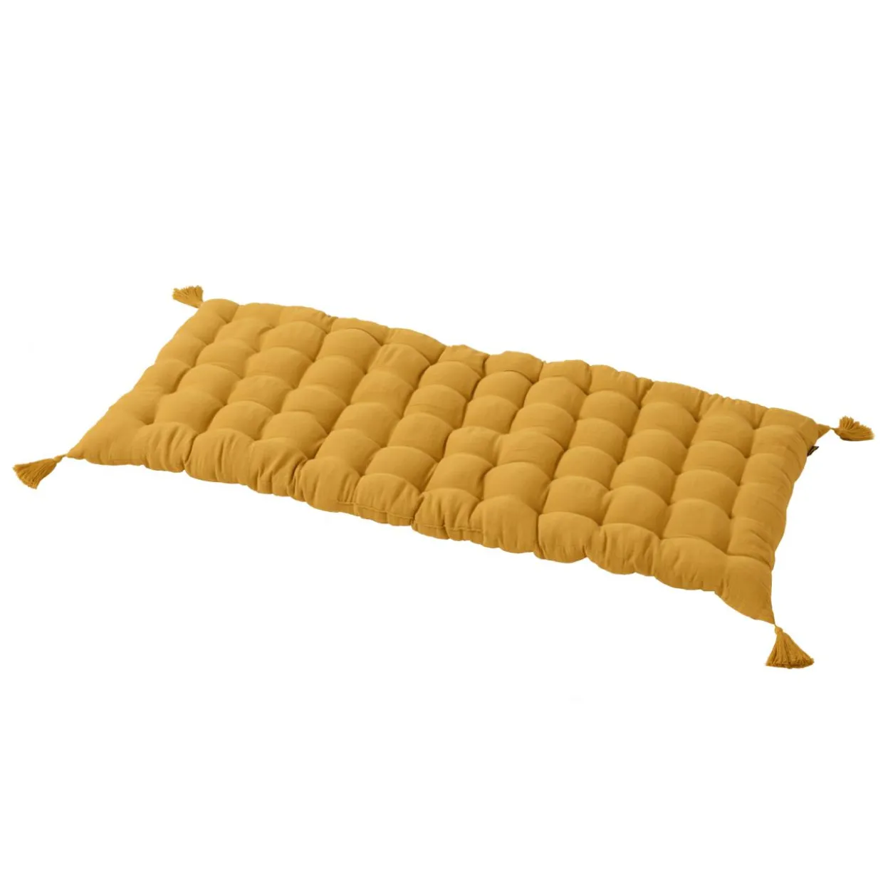 Matelas de sol gaze de coton (60 x 120 cm) Gaïa Jaune safran