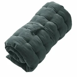 Matelas de sol velours de coton (60 x 120 cm) Victor Gris ardoise