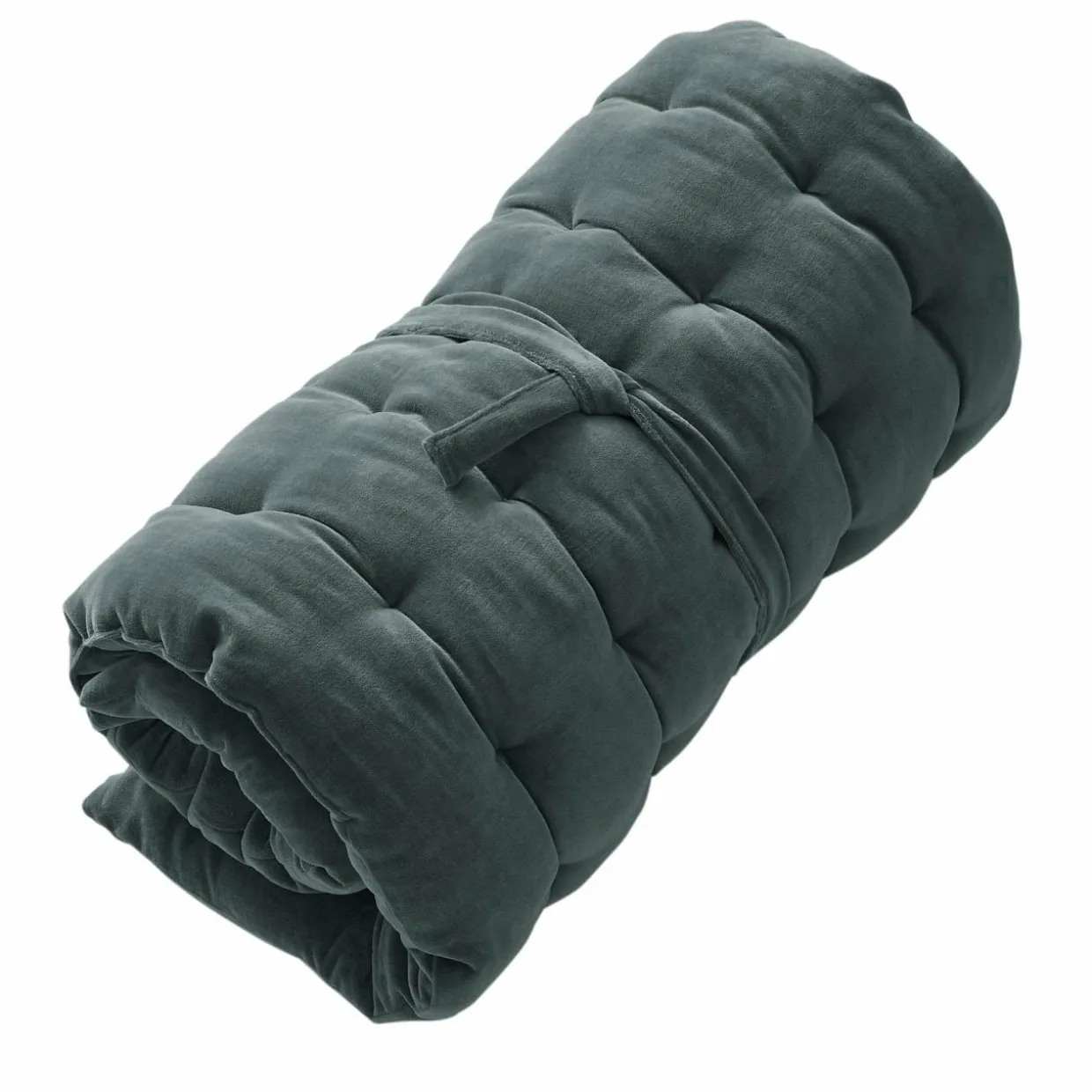 Matelas de sol velours de coton (60 x 120 cm) Victor Gris ardoise