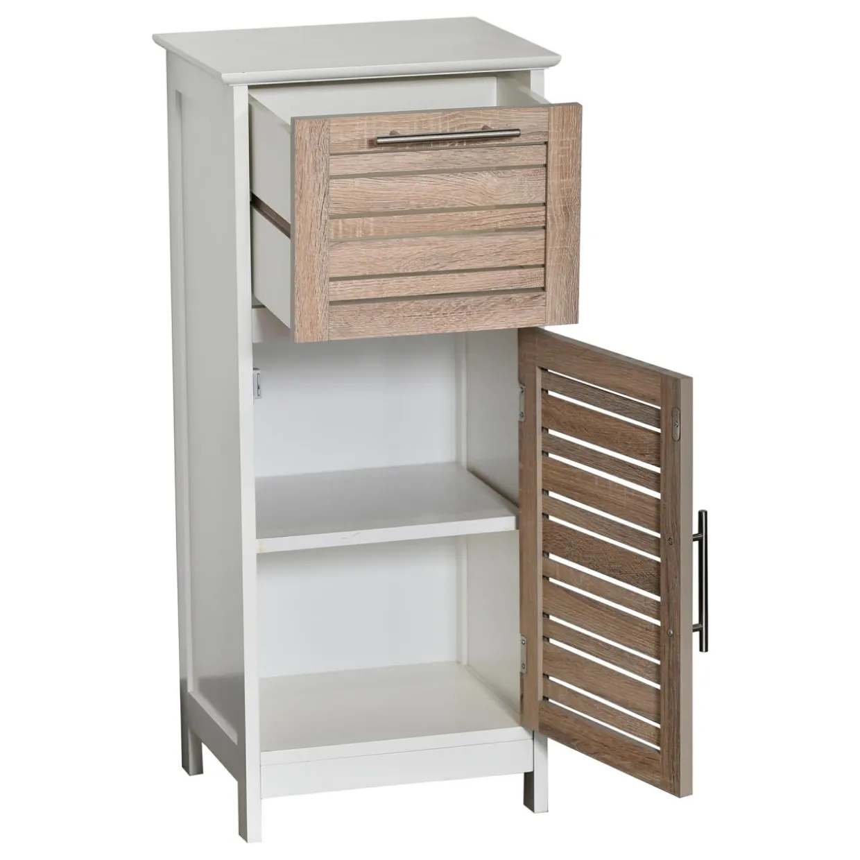 Meuble bas de salle de bain (37 x H83 cm) Stockholm Bois