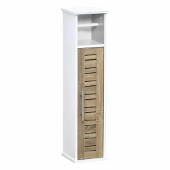 Meuble dérouleur papier toilette avec réserve (H75 cm) Stockholm Blanc