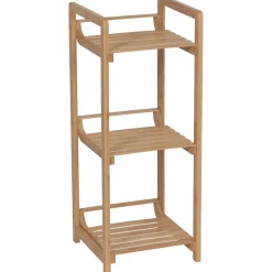 Meuble rangement bambou 3 étagères (30 x H75 cm) Harmonie Naturel