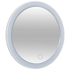Miroir grossissant à poser LED (D18,3 cm) Nota Blanc