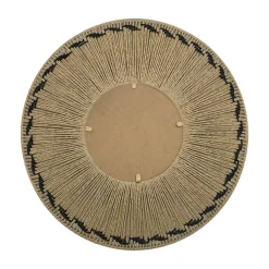 Miroir mural rond en corde (D65 cm) Tuvalu Naturel