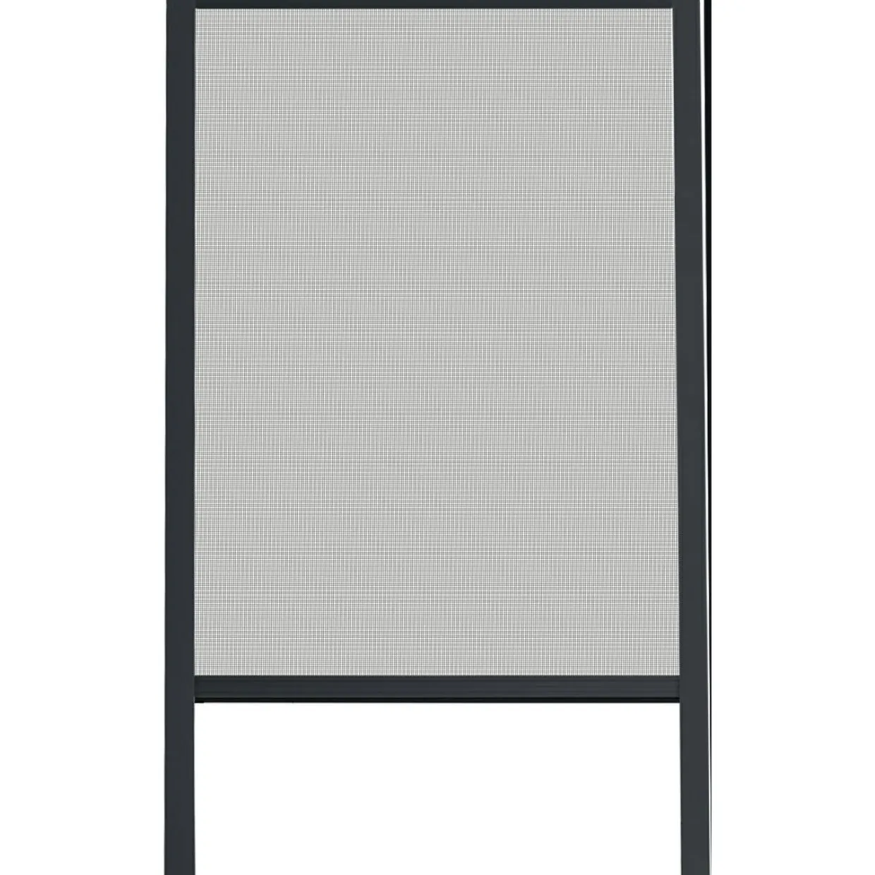 Moustiquaire fenêtre enroulable à châssis recoupable (130 x 160 cm) Moustyk Gris