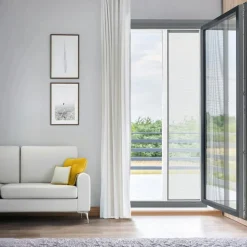 Moustiquaire porte fenêtre enroulable latérale (140 x 230 cm) Moustyk Blanc