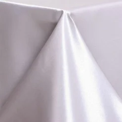 Nappe de Noël rectangulaire (140 x 240 cm) Satin Argent