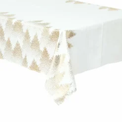 Nappe de Noël rectangulaire (140 x 360 cm) Sapin Or