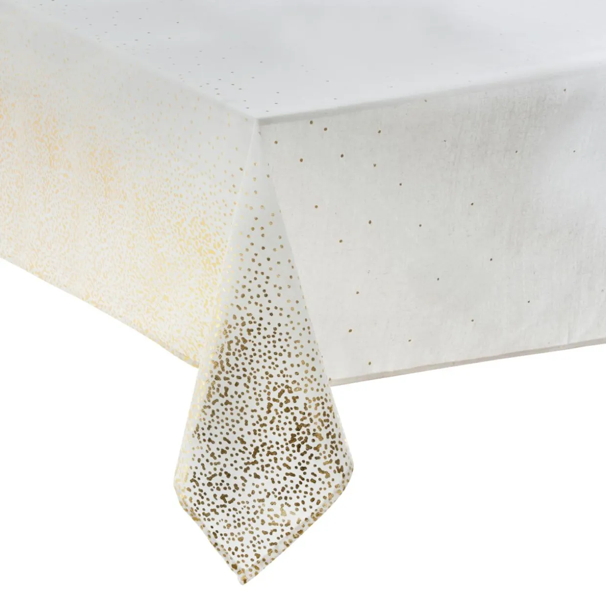 Nappe de Noël rectangulaire (140 x 240 cm) Leopard Blanc