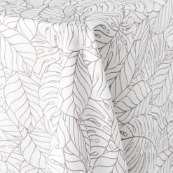 Nappe rectangulaire anti-taches (150 x 240 cm) Solea Blanche