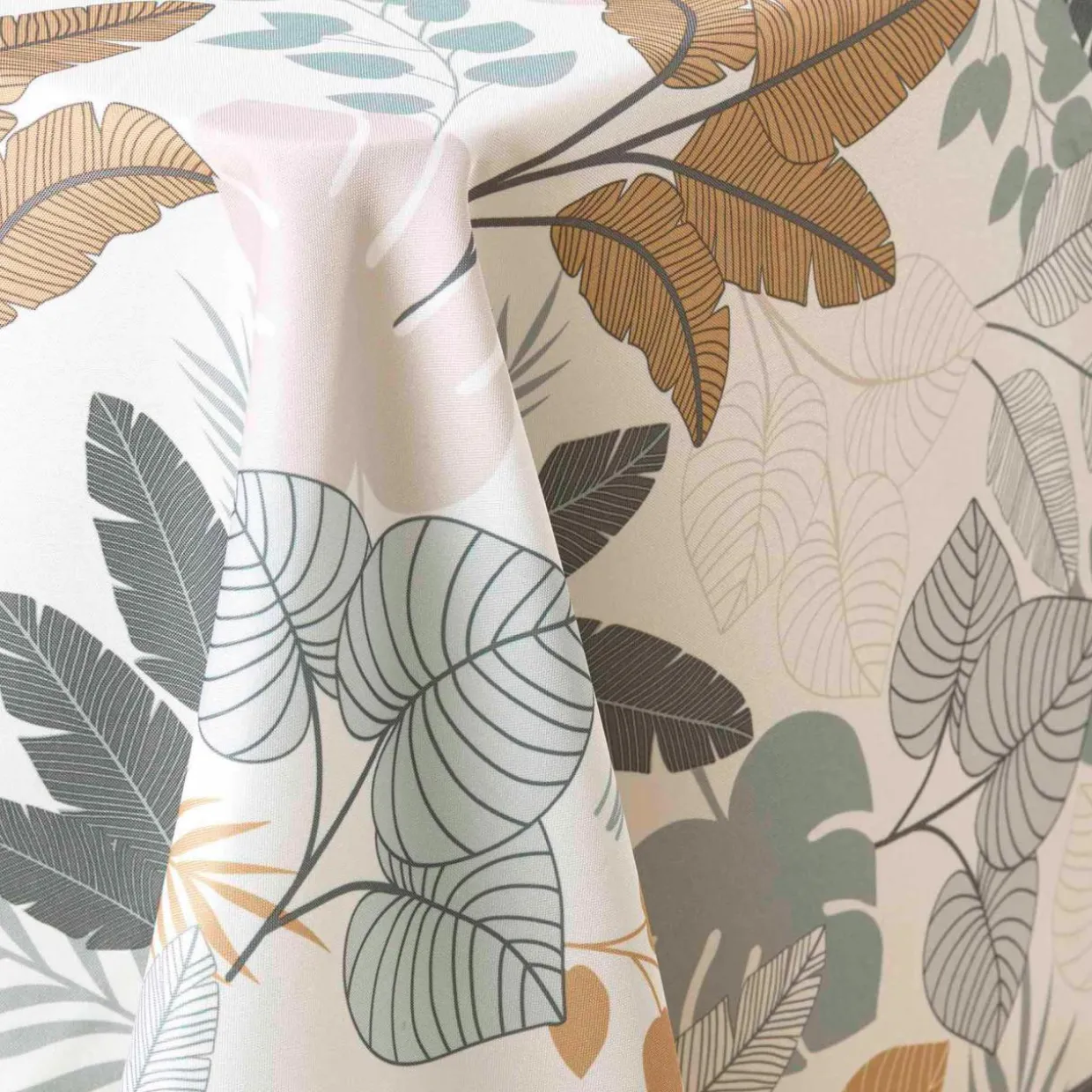 Nappe rectangulaire antitache (150 x 240 cm) Fidji Verte