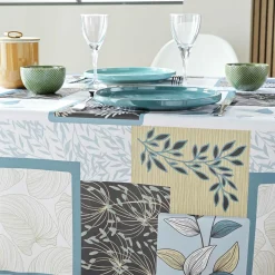 Nappe rectangulaire anti tache (150 x 240 cm) Faya Vert sauge