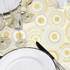 Nappe rectangulaire antitache (145 x 240 cm) Eclipse Blanche