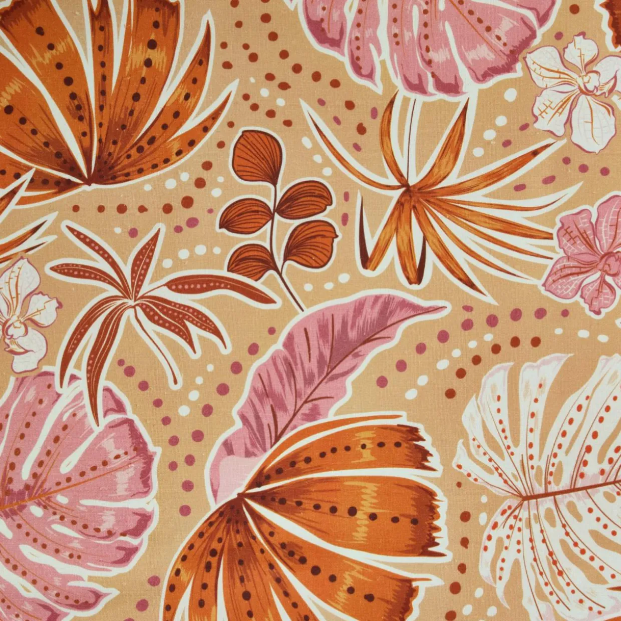 Nappe rectangulaire coton enduit (150 x 350 cm) Tenerife Multicolore