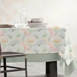Nappe rectangulaire coton enduit (150 x 350 cm) Boston Multicolore