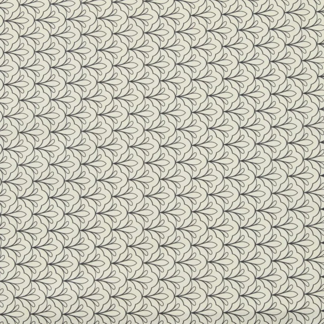 Nappe rectangulaire coton enduit (150 x 350 cm) Clara Grise