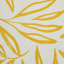 Nappe rectangulaire coton enduit (150 x 250 cm) Galice Jaune moutarde
