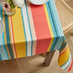 Nappe rectangulaire coton enduit (150 x 250 cm) Bonifacio Multicolore