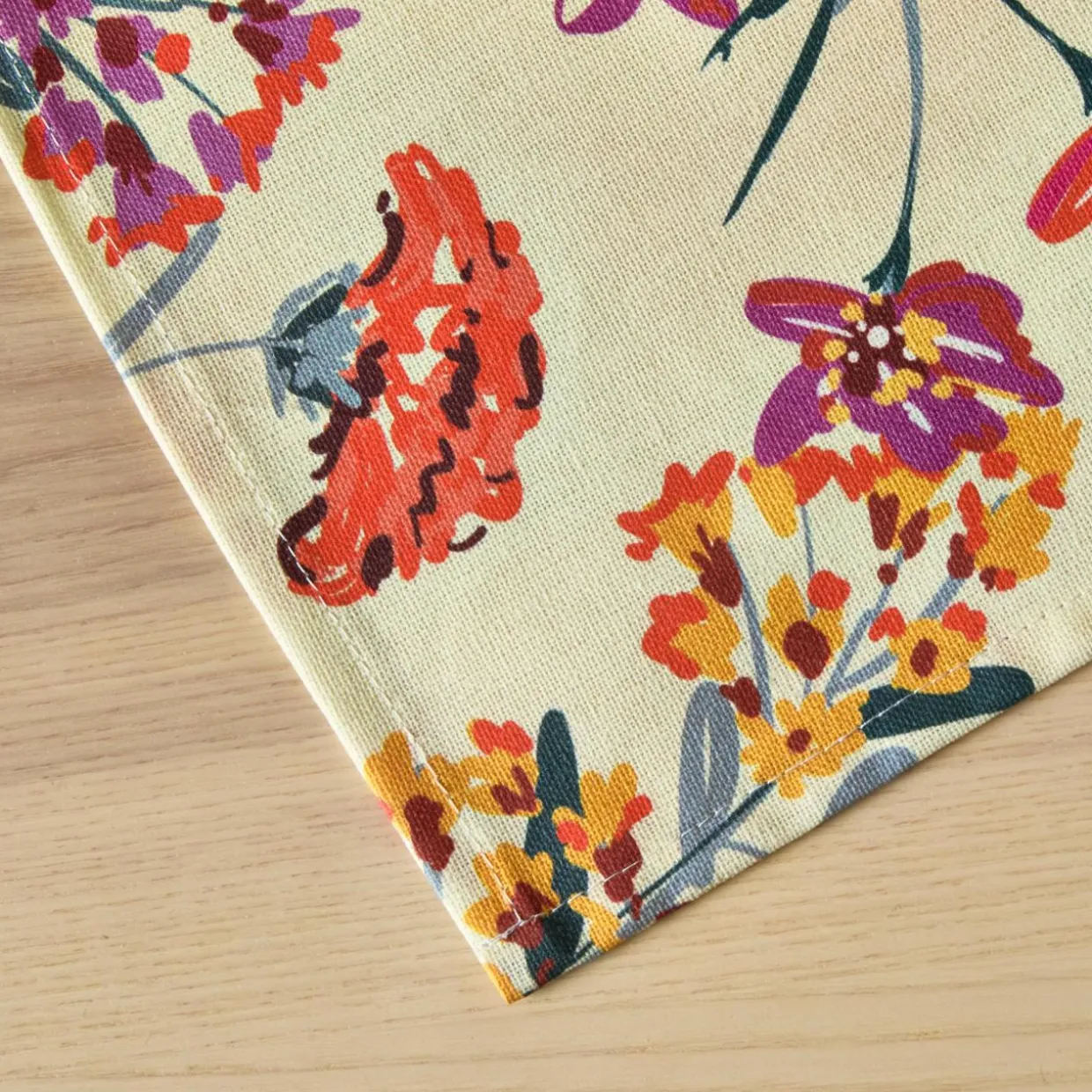 Nappe rectangulaire coton enduit (150 x 250 cm) Margot Multicolore