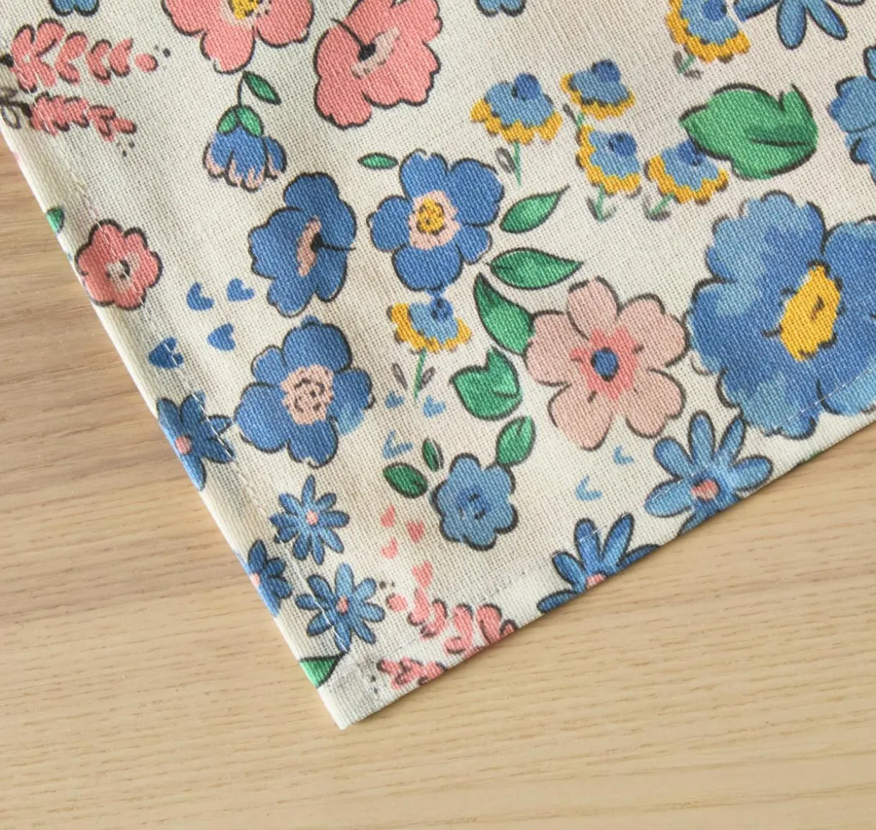 Nappe rectangulaire coton enduit (150 x 250 cm) Corolle Multicolore