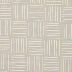 Nappe rectangulaire coton enduit (150 x 250 cm) Paolo Beige