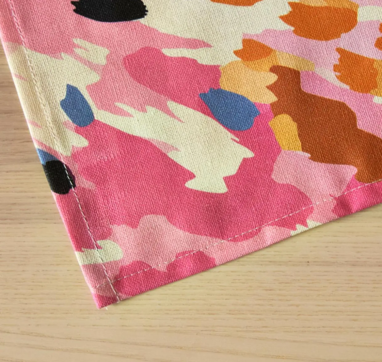 Nappe rectangulaire coton enduit (150 x 250 cm) Mowgli Multicolore