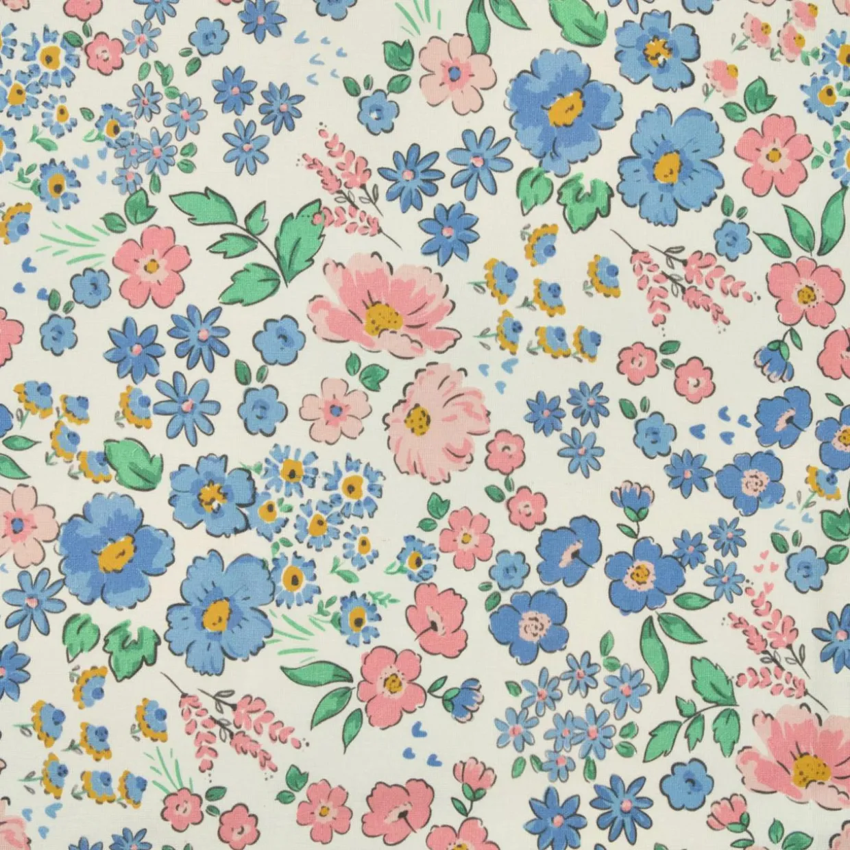 Nappe rectangulaire coton enduit (150 x 350 cm) Corolle Multicolore