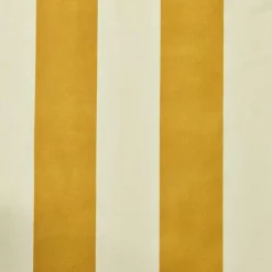 Nappe rectangulaire coton enduit (150 x 350 cm) Clementine Jaune moutarde