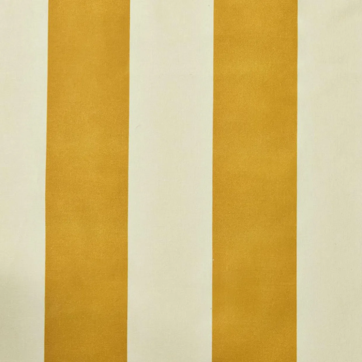 Nappe rectangulaire coton enduit (150 x 350 cm) Clementine Jaune moutarde