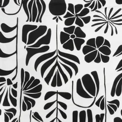 Nappe rectangulaire coton (150 x 250 cm) Twist Noire