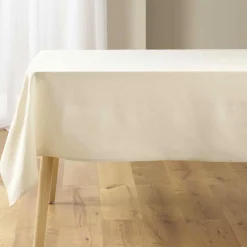 Nappe rectangulaire coton (150 x 240 cm) Serafine Ecru