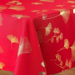 Nappe rectangulaire (150 x 300 cm) Bloomy Rouge