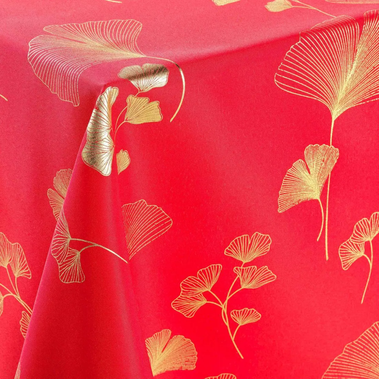 Nappe rectangulaire (150 x 240 cm) Bloomy Rouge