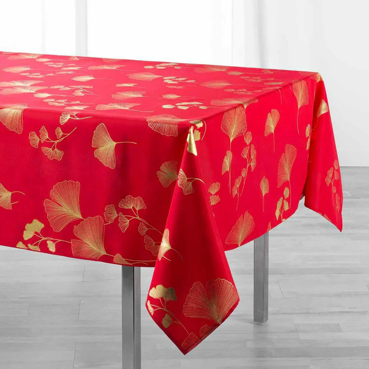 Nappe rectangulaire (150 x 240 cm) Bloomy Rouge