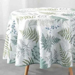 Nappe ronde (D180 cm) Melisandre Verte