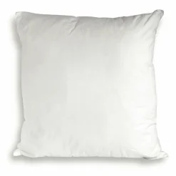 Oreiller carré moelleux (60 x 60 cm) Coton bio Blanc