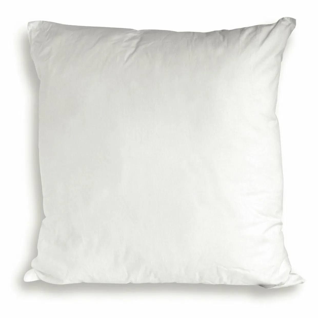 Oreiller carré moelleux (60 x 60 cm) Coton bio Blanc