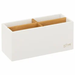Organisateur de maquillage 4 compartiments Natureo Blanc