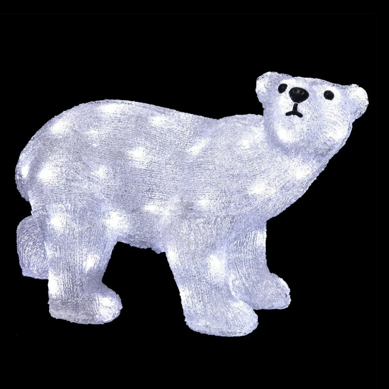 Ours lumineux 60 LED (H35 cm) Bali Blanc froid