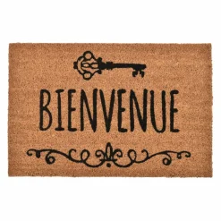 Paillasson Coco ( 40 x 60 cm) Bienvenue Beige