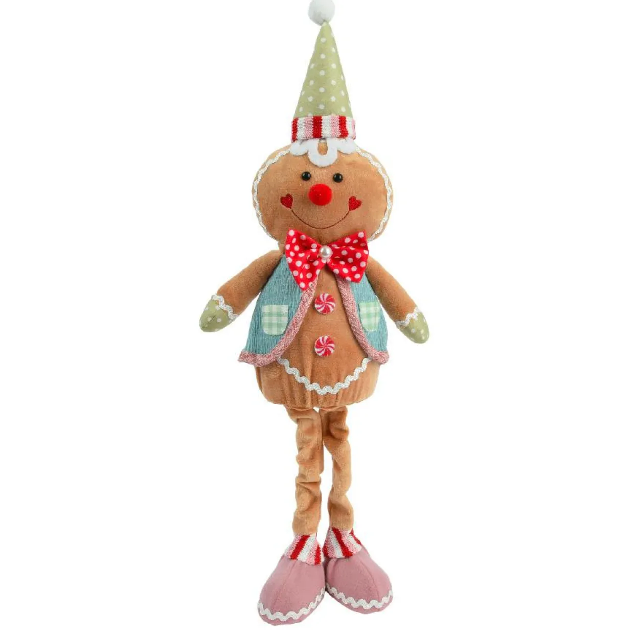 Pain d'épices debout (H65 cm) Johnny le Clown Multicolore