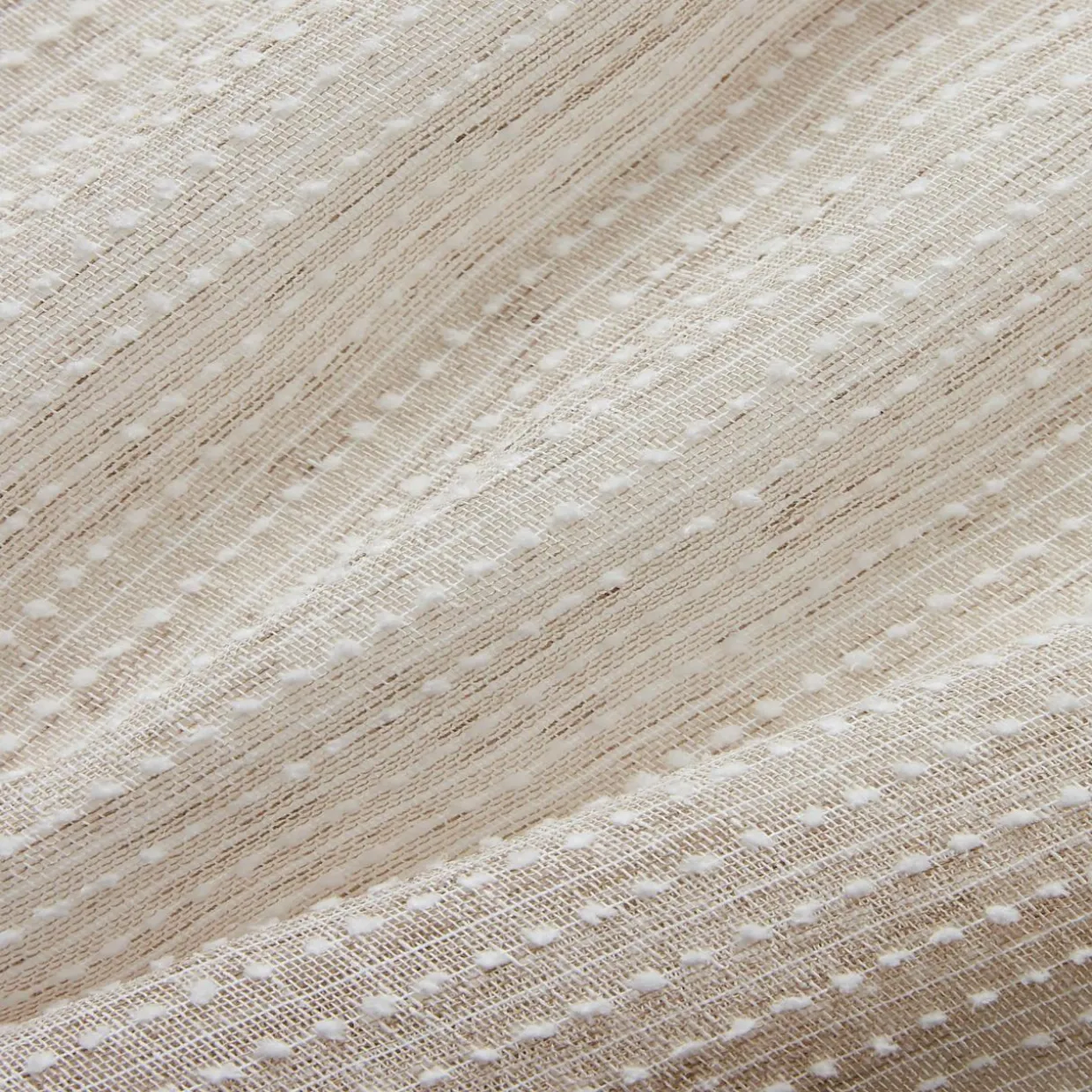 Paire de voilages passe-tringle (70 x 200 cm) Arthur Beige