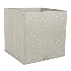 Panier de rangement Etoiles Gris