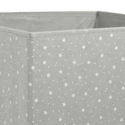 Panier de rangement Etoiles Gris
