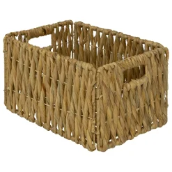 Panier de rangement jacinthe d'eau (34 x 24 cm) Maura Naturel