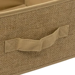 Panier de rangement jute (31 x 31 x 15 cm) Naro Beige