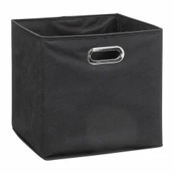 Panier de rangement (31 x 31 cm) Helena Gris anthracite