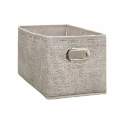Panier de rangement (15 x 31 cm) Helena Beige chiné