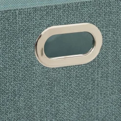 Panier de rangement (15 x 31 cm) Helena Bleu pétrole chiné