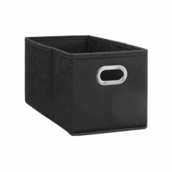 Panier de rangement (15 x 31 cm) Helena Gris anthracite